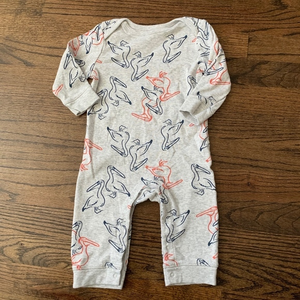 EUC Old‎ Navy Floral Romper 6-12M